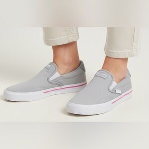 Adidas Slip ons, Women Size 6 US, Grey